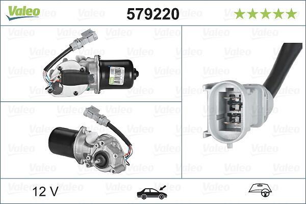 Motor de limpa-vidros VALEO 579220